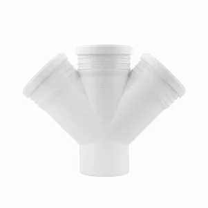 Крестовина бесшумная ASG S Line Ø 50×50×50/45° мм